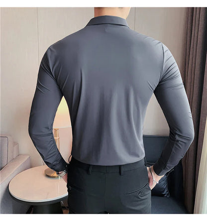 Seam high stretch shirt for men | Thor -9