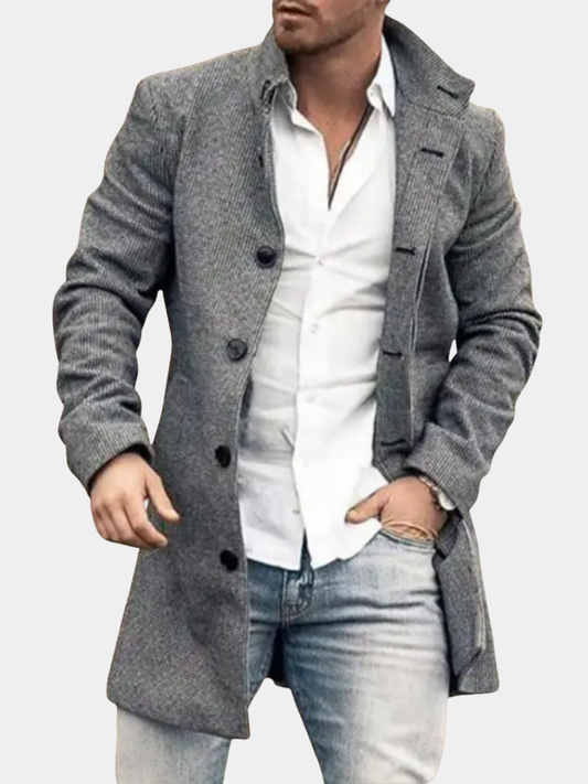 Elegant fitted coat for men | Dorian -1