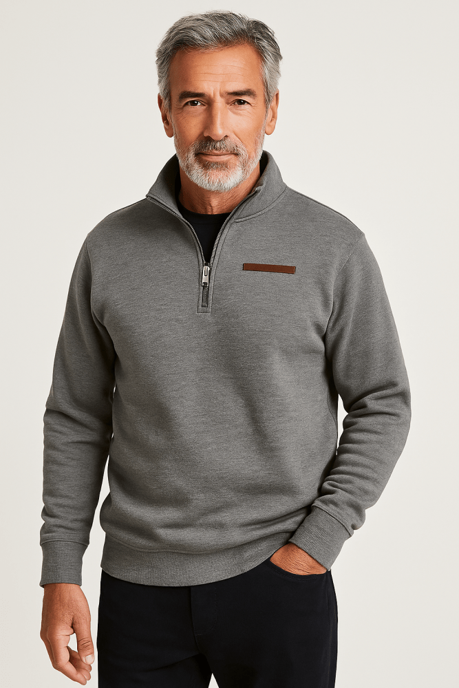 Classic casual sweatshirt for men | Evran -1