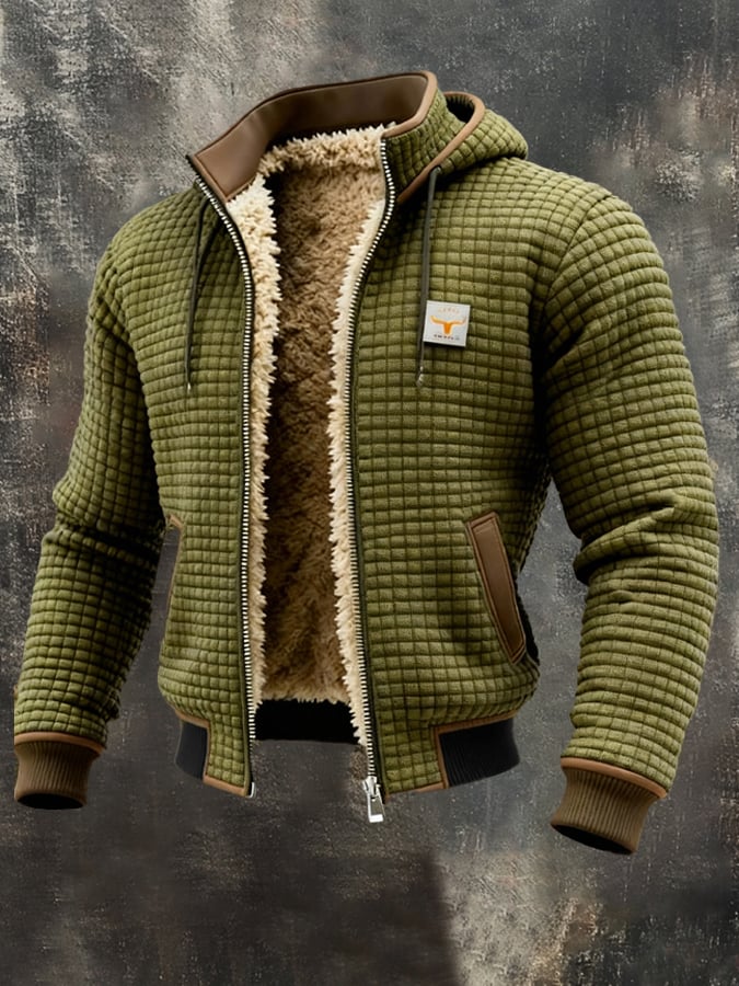Quilted elegant jacket for men | Aurelio -4