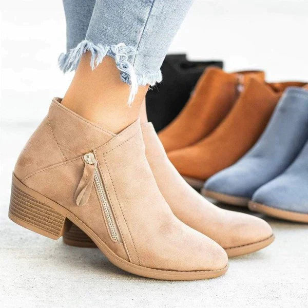Ankle elegant comfortable boots for women | Celestia -7