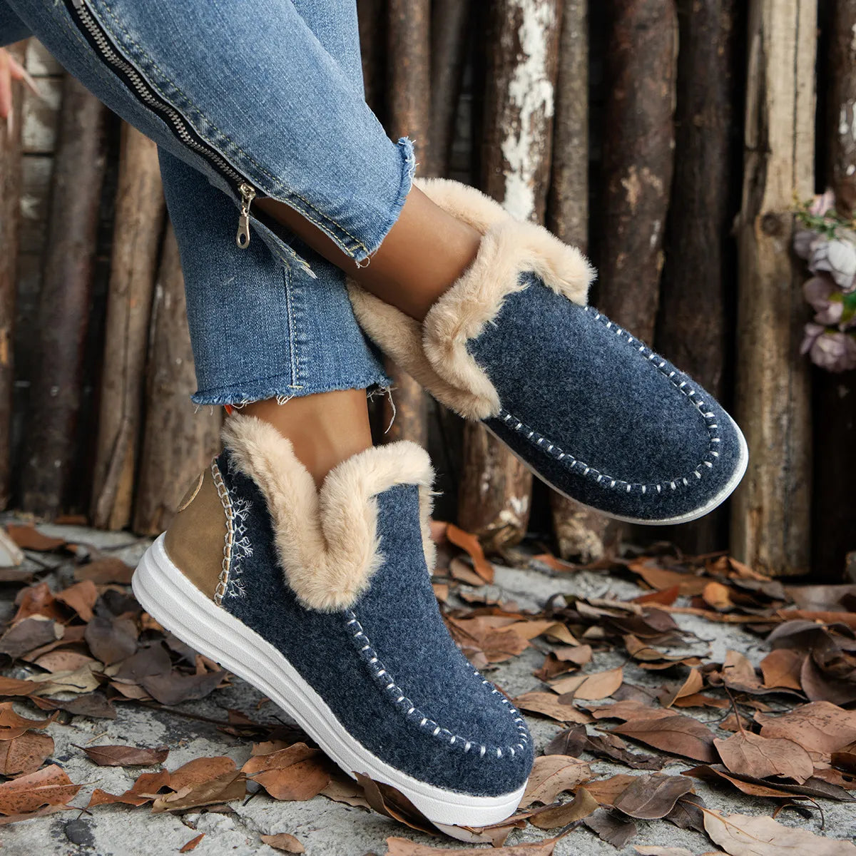 Ankle winter cosys boots for women | Lucie -4