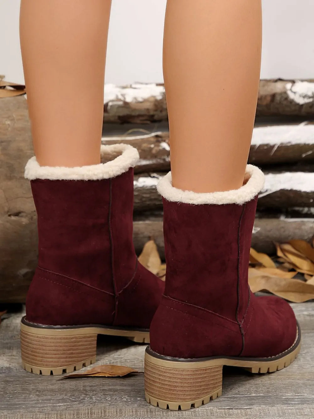 Winter heel mi-top boots for women | Emmanuella -21