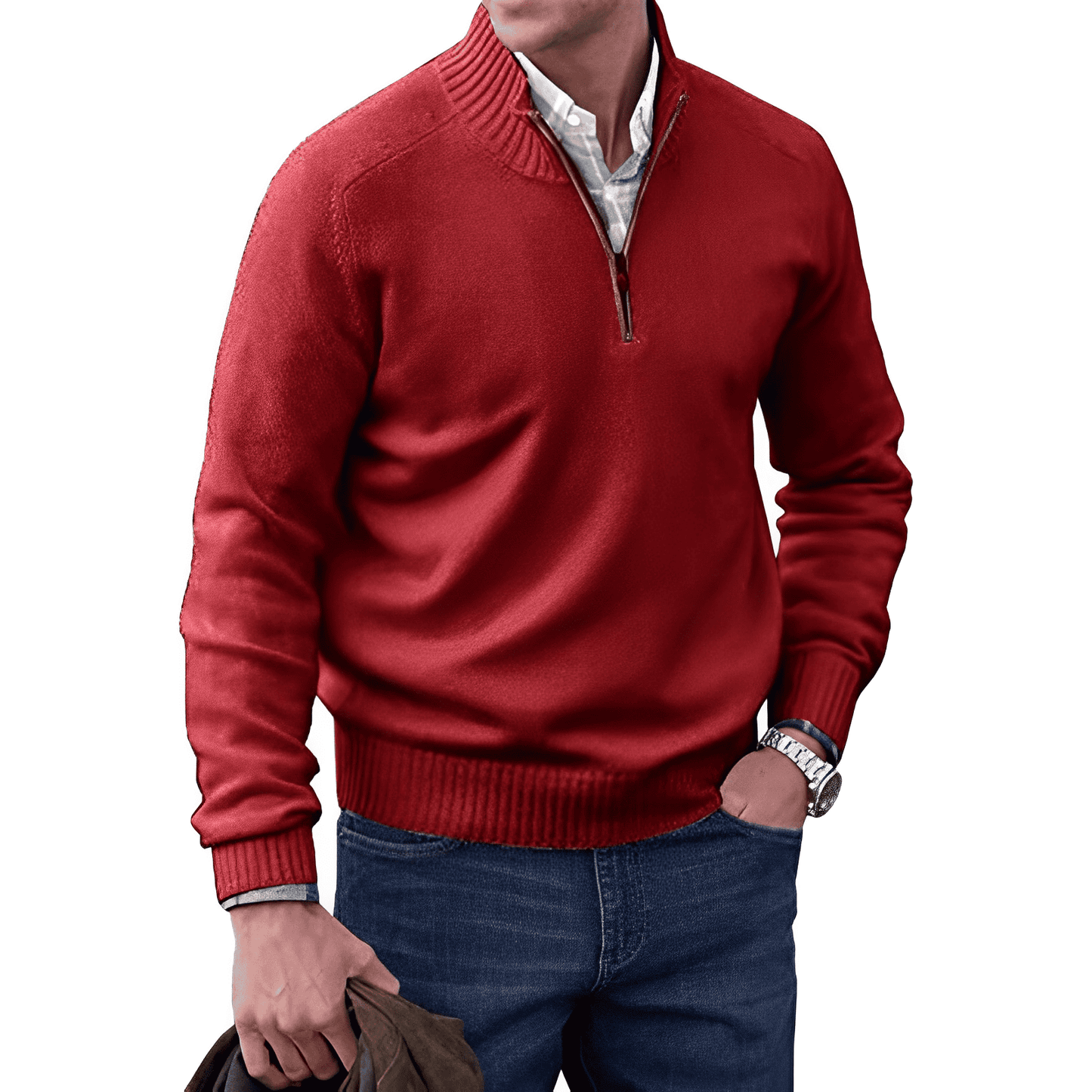 Quart slide sweater for men | Calvin -8