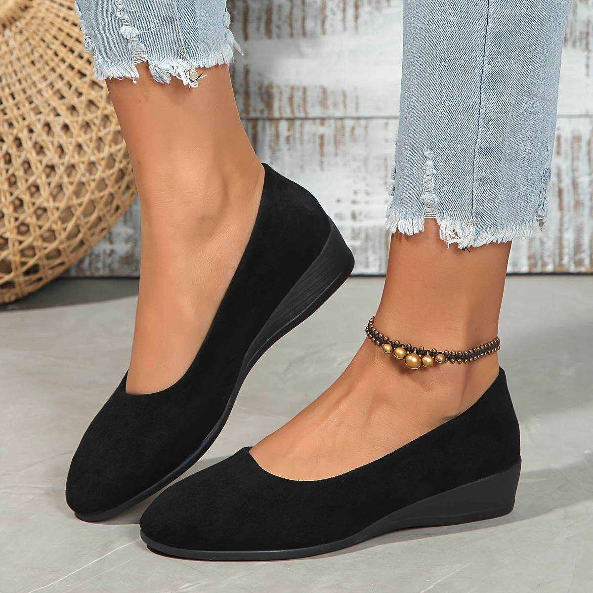 Elegant comfortable heels for women | Wedge heel -5