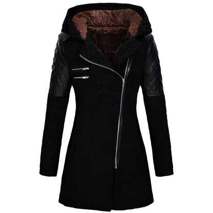 Elegant hood jacket for women | Lorelei -5