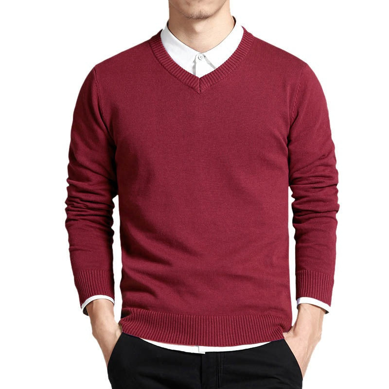 Versatile V-neck sweater for men | Lucian -4