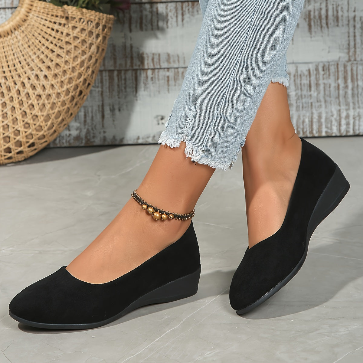 Elegant comfortable heels for women | Wedge heel -3