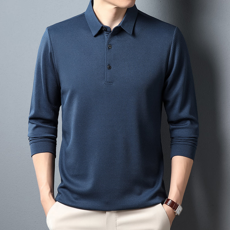 Long-sleeve refined shirt for men | Bastien -1