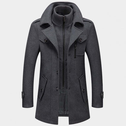 Warm elegant jacket for men | Versatile -2