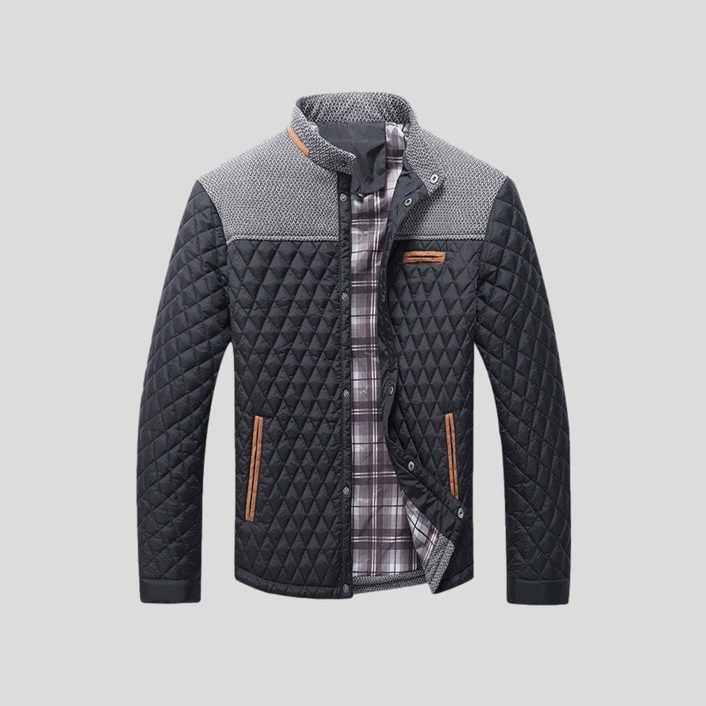 Quilted elegant jacket for men | Marceau -1