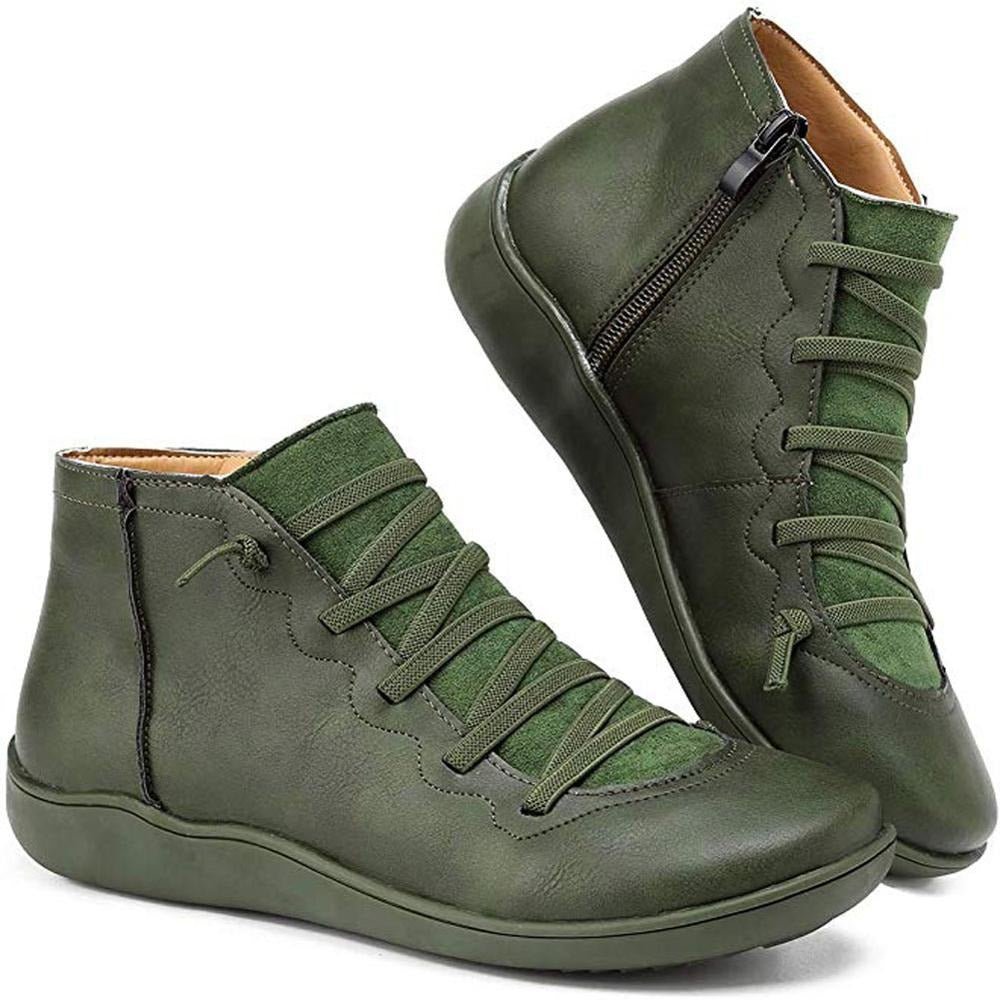 Ankle classic lace-up boots for women | Liza -6