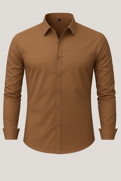 Fitted pleats shirt for men | Lorian -21