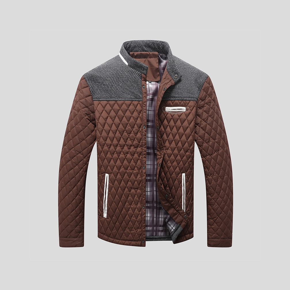 Quilted elegant jacket for men | Marceau -4