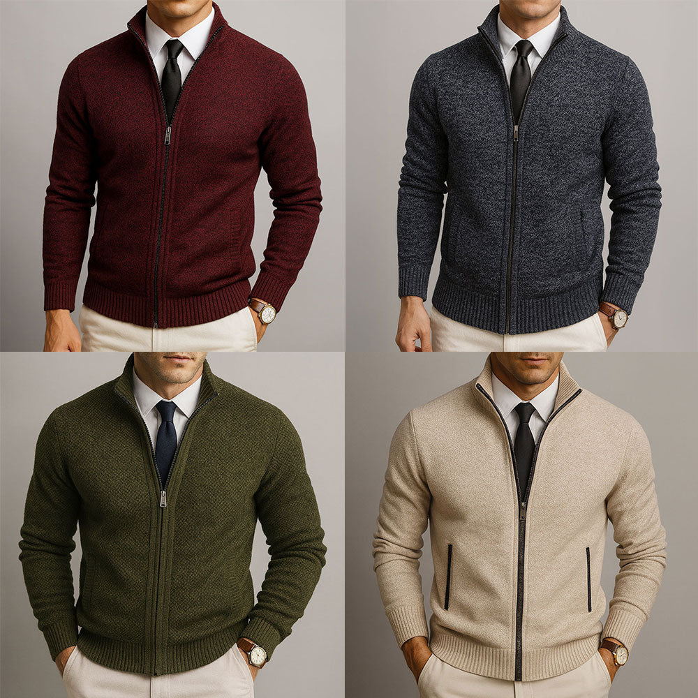 Cosy soft cardigan for men | Elegant versatile -5