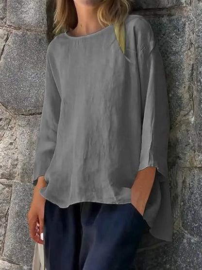Long chic blouse for women -16