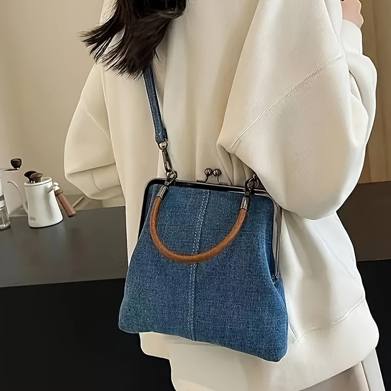 Structured shoulder modern frame silhouette bag for women | Maren -3