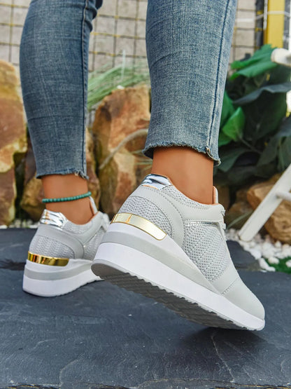 Walking shoes sport mesh breathable sneakers for women | Elune -6