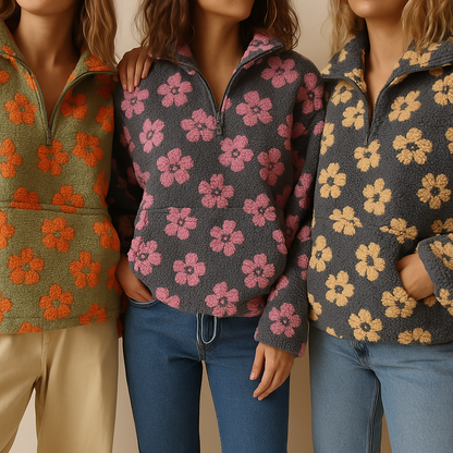 Cosy soft sweater for women | Softness boho and Comfort -9