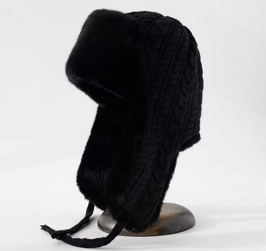 Lei feng cotton hat for women | Quinlyn -1
