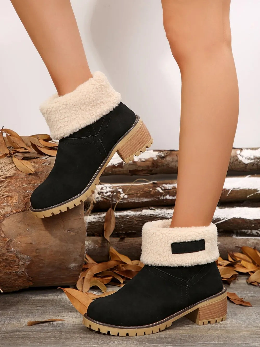 Winter heel mi-top boots for women | Emmanuella -11