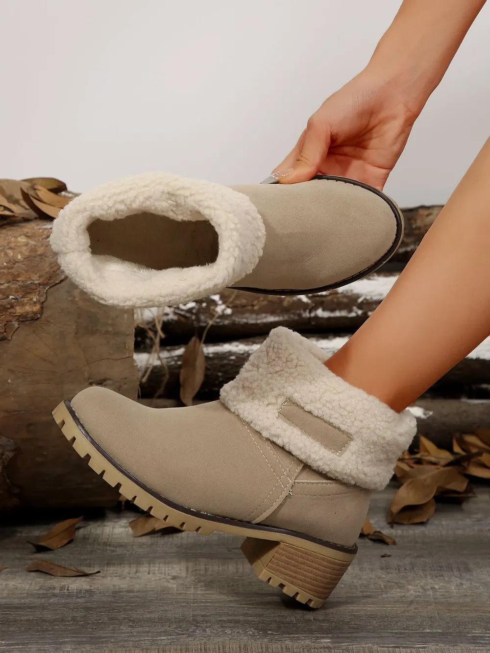 Winter heel mi-top boots for women | Emmanuella -27