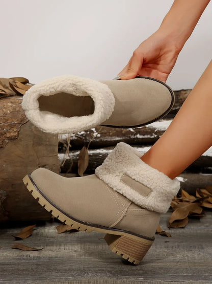Winter heel mi-top boots for women | Emmanuella -27