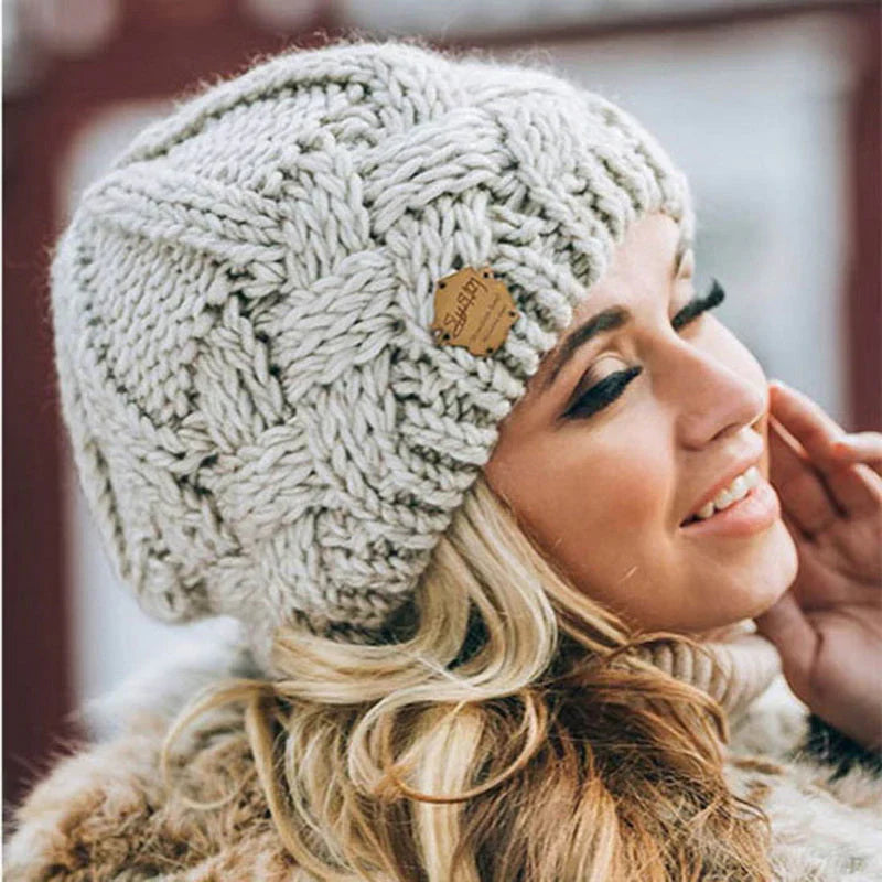 Knitted comfortable beanie for women | She -1
