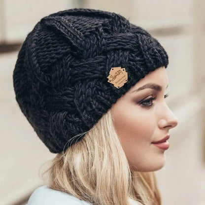 Knitted comfortable beanie for women | She -2