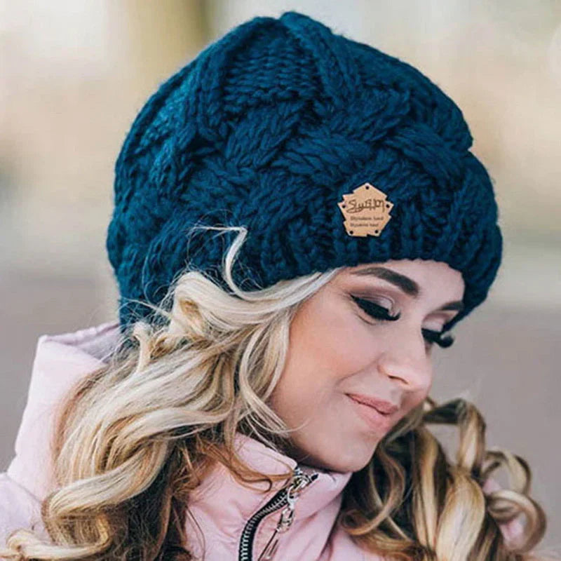 Knitted comfortable beanie for women | She -3