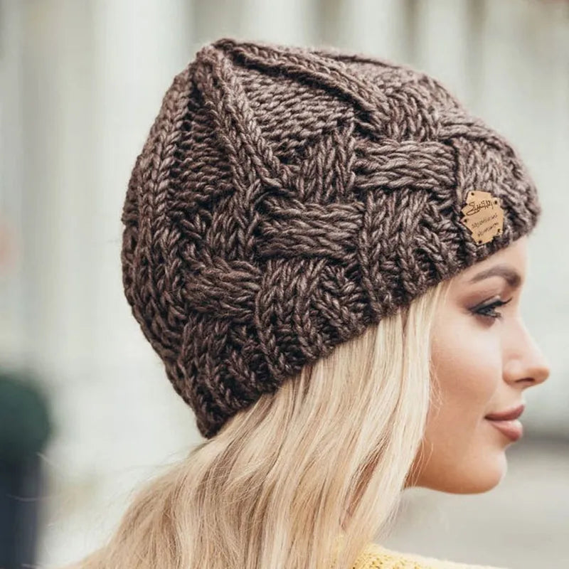 Knitted comfortable beanie for women | She -4