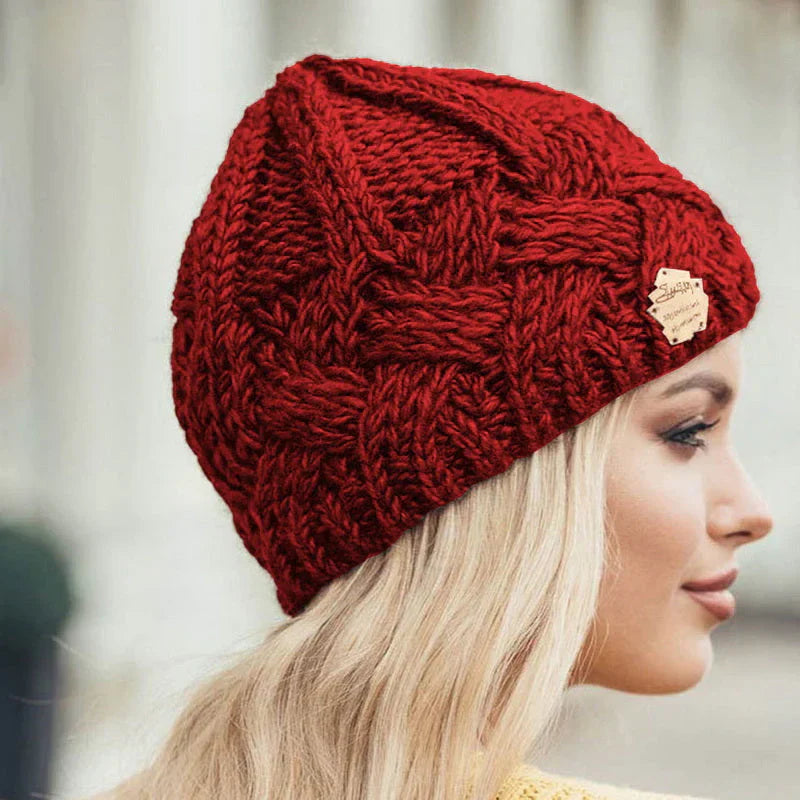 Knitted comfortable beanie for women | She -7