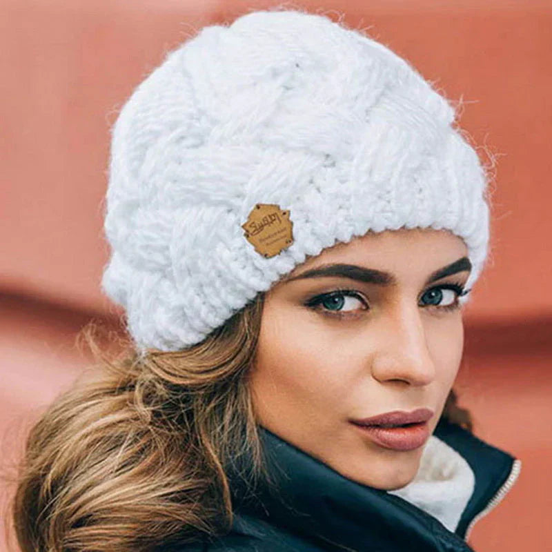 Knitted comfortable beanie for women | She -8