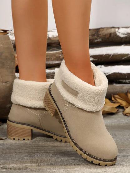 Winter heel mi-top boots for women | Emmanuella -26