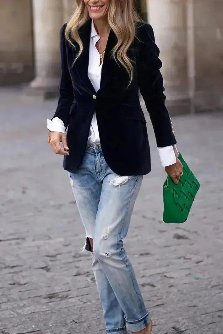Chic elegant blazer for women -5