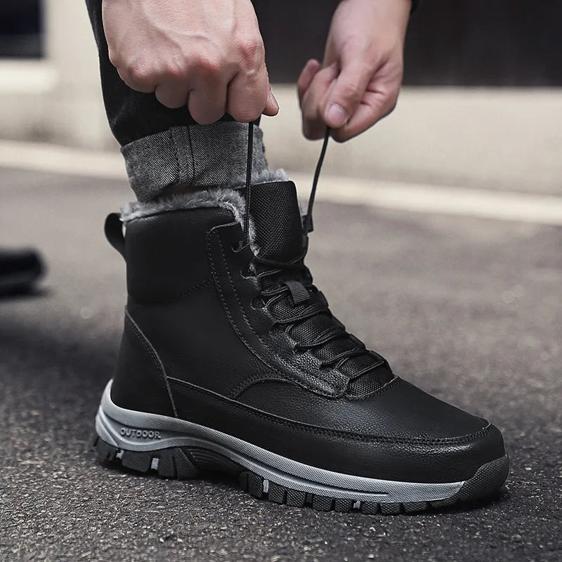 Snow winter work warm waterproof boots for men | Alexandre -3