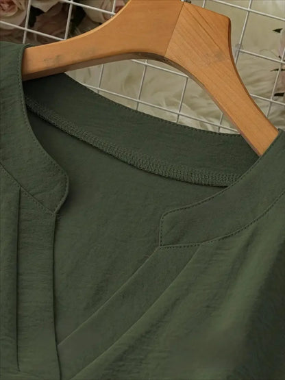 Elegant long-sleeve blouse for women -9