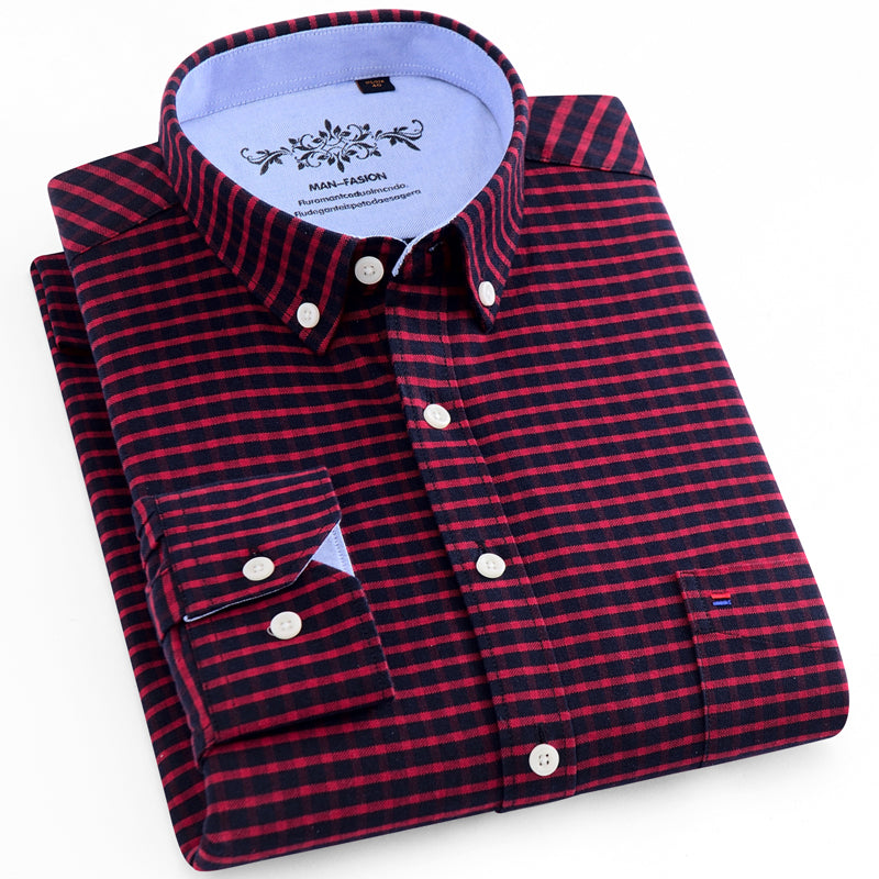 Button-up classic shirt for men | Peter -1