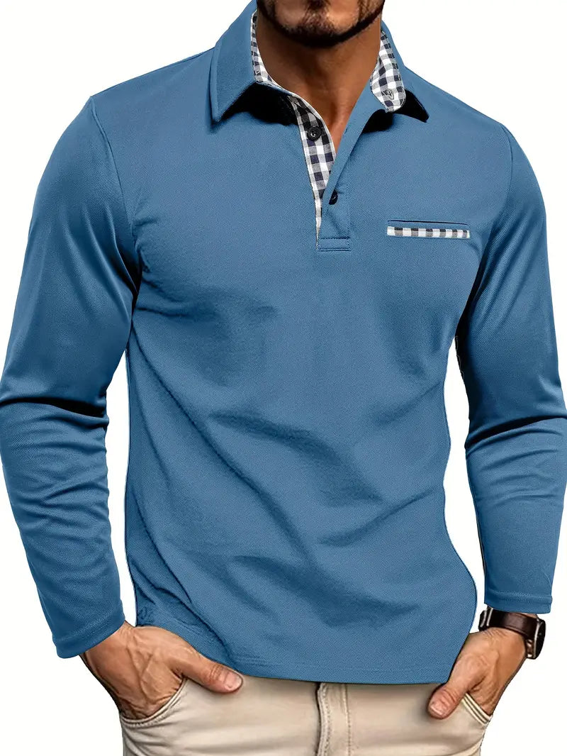 Elegant modern polo for men | Fitted cut -4
