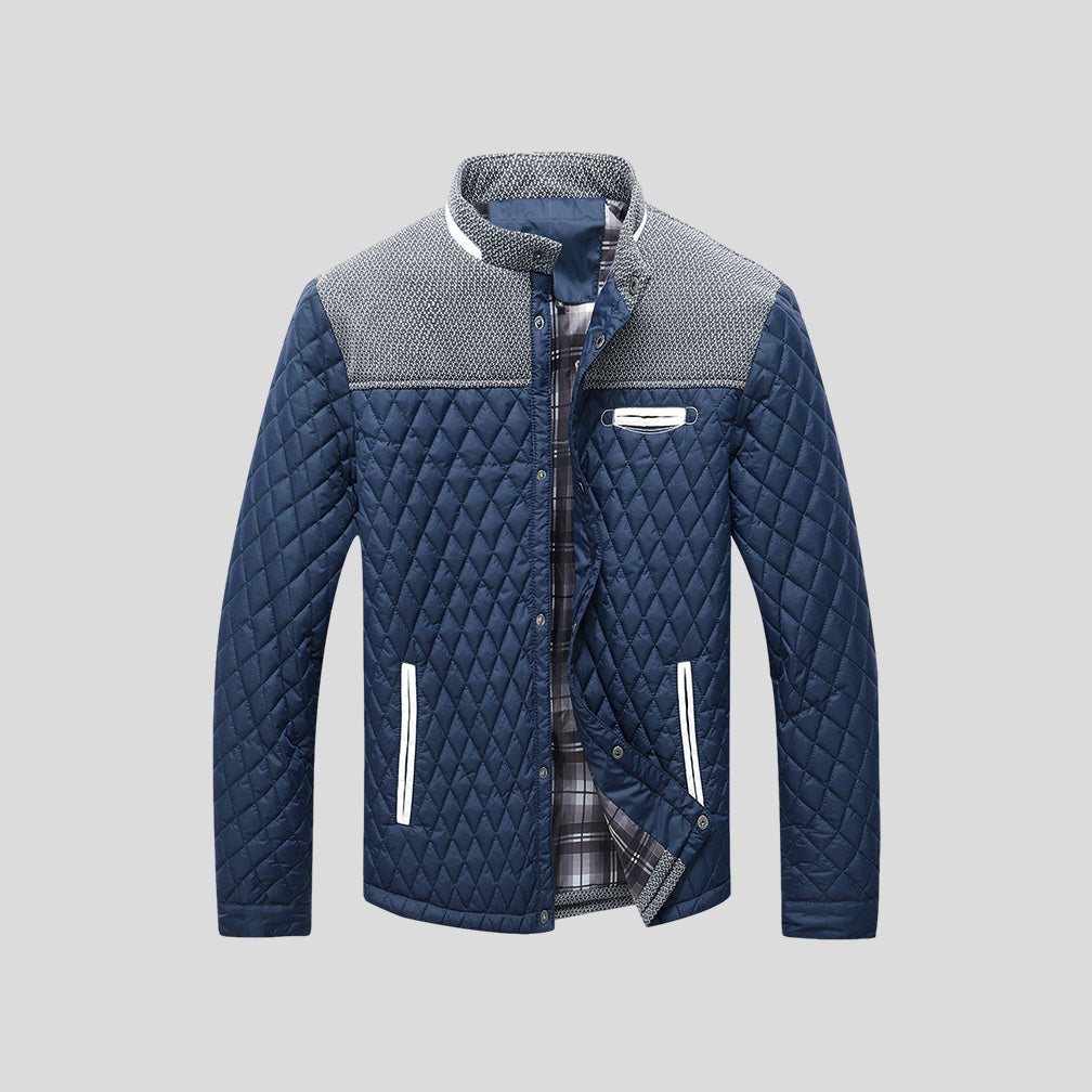Quilted elegant jacket for men | Marceau -3