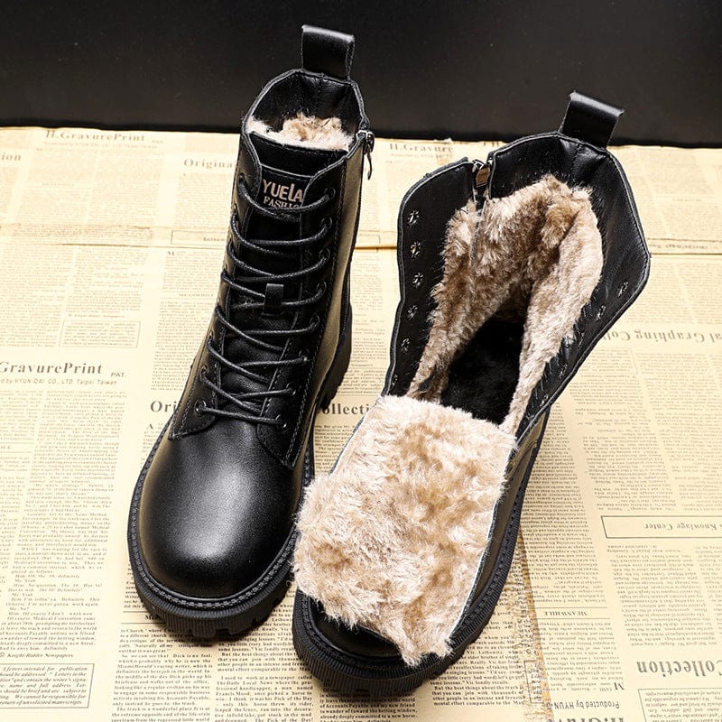 Heeled ankle square boots for women | Isolde -1