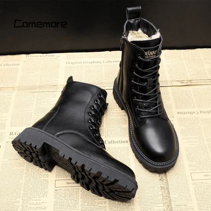 Heeled ankle square boots for women | Isolde -2
