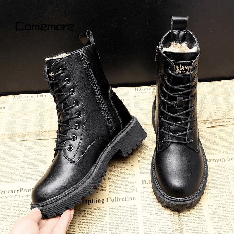 Heeled ankle square boots for women | Isolde -3