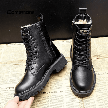 Heeled ankle square boots for women | Isolde -3