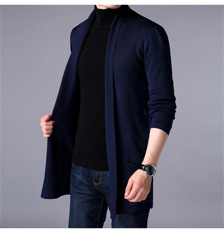 High collar cardigan for men | Frederic -5