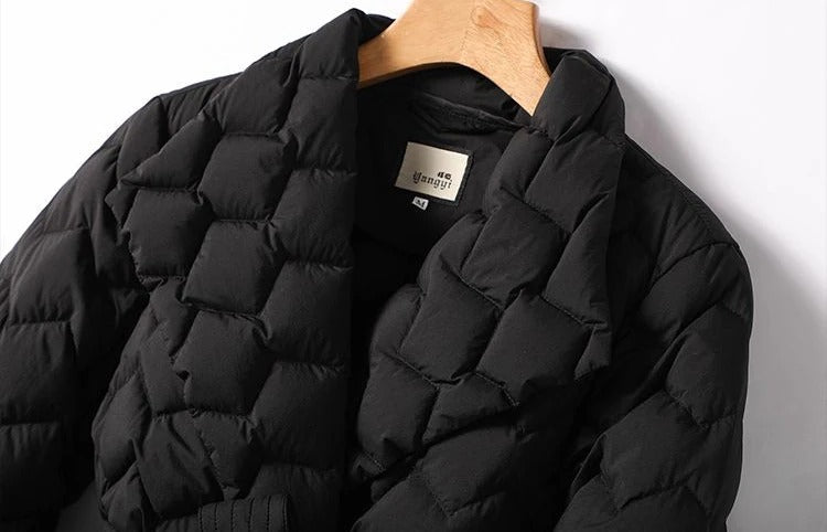 Elegant belt parka for women | Sofia -7