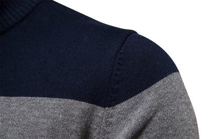 Soft demi-zip sweater for men | Louis -8