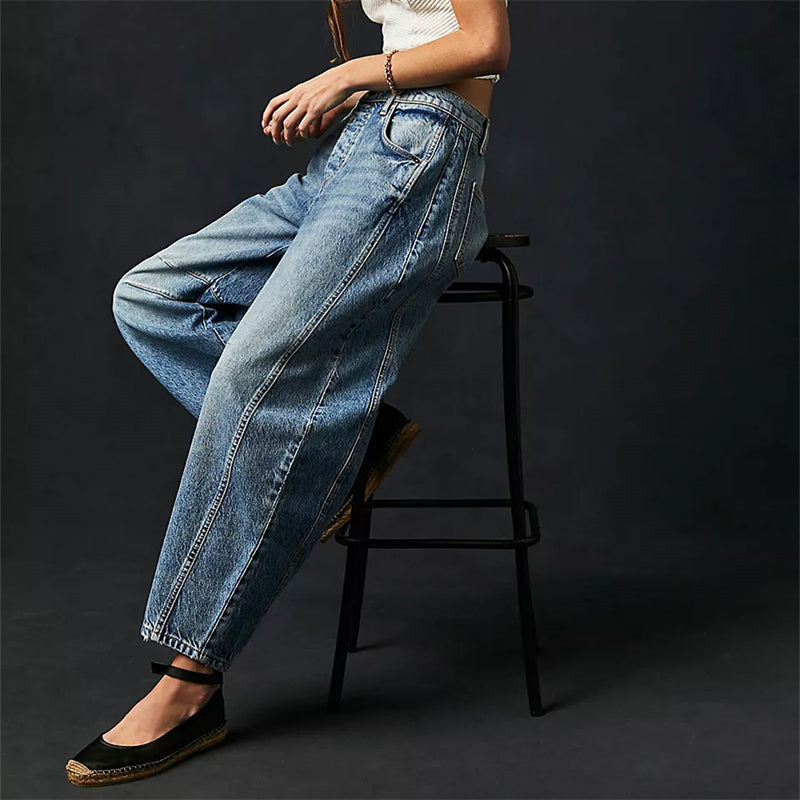 Comfort wide-leg jeans for women | Giselle -5