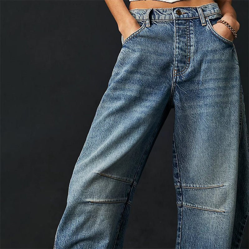 Comfort wide-leg jeans for women | Giselle -8