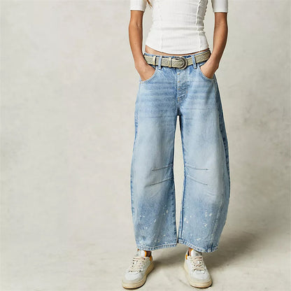 Comfort wide-leg jeans for women | Giselle -12